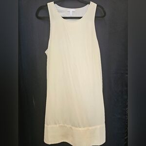 Leith light yellow "mini" dress, summer, vacation, wedding, lightweight, girly